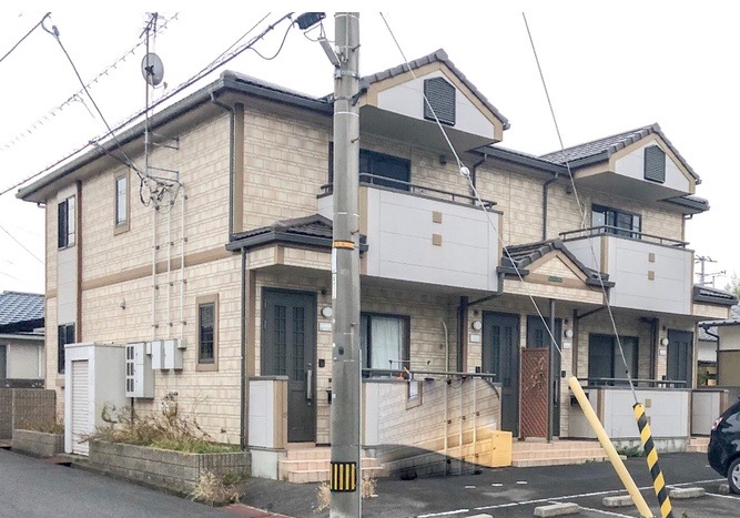 香川県松山市に購入したアパート。金融機関から融資を受けている。