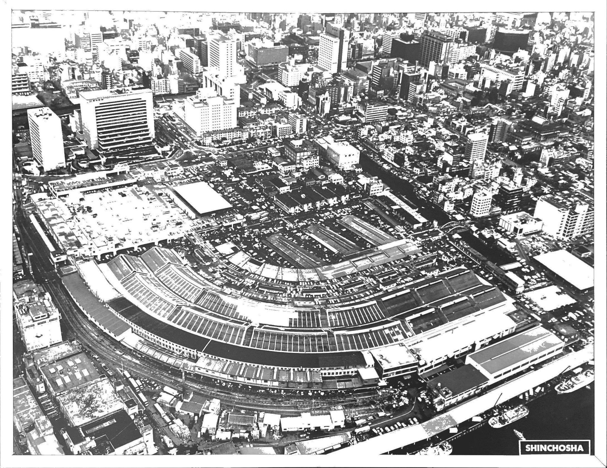 昭和40年当時の築地市場の様子