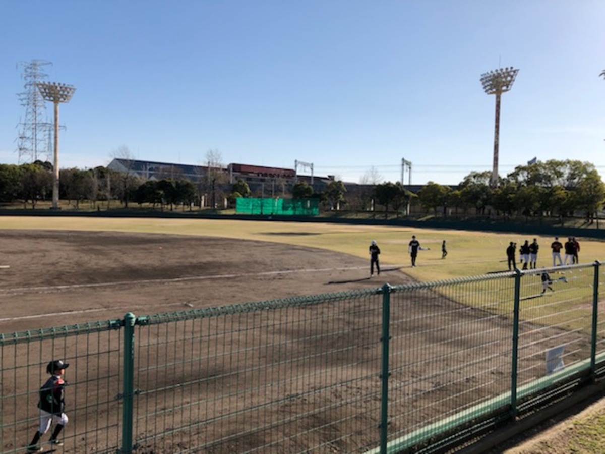 阪神タイガース2軍本拠地の移転先候補となる小田南公園の野球場。ナイター完備で、現在は社会人・学生野球の公式戦やベースボールスクールなどで活用されている