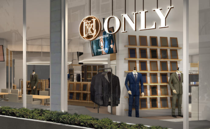 1階に出店するスーツショップ「ONLY」の店舗イメージ（出典：住友不動産）