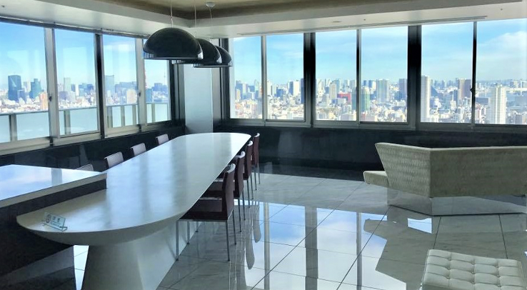 ブリリアタワーズ目黒ノースレジデンス40階からの眺望。都心を広く見渡せるロケーションも、資産価値の一つになる。