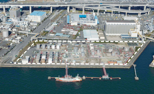 IIF 名古屋港タンクターミナル（底地）。同リートのホームページより。