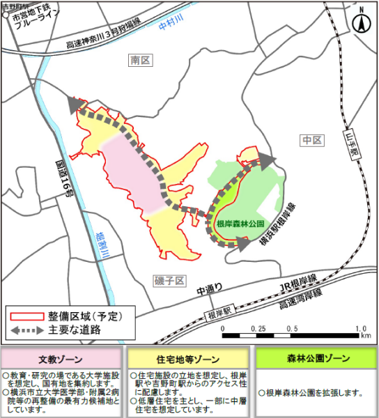 出典：横浜市「根岸住宅地区跡地利用基本計画」