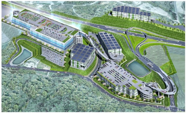 三菱地所が京都府城陽市に計画する物流施設のイメージ図（同社の資料から）