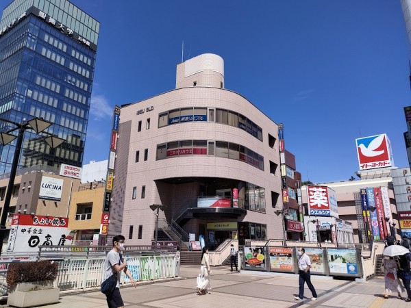 松戸駅東口。コンパクトに都市機能が集積し、利便性が高い印象だ。