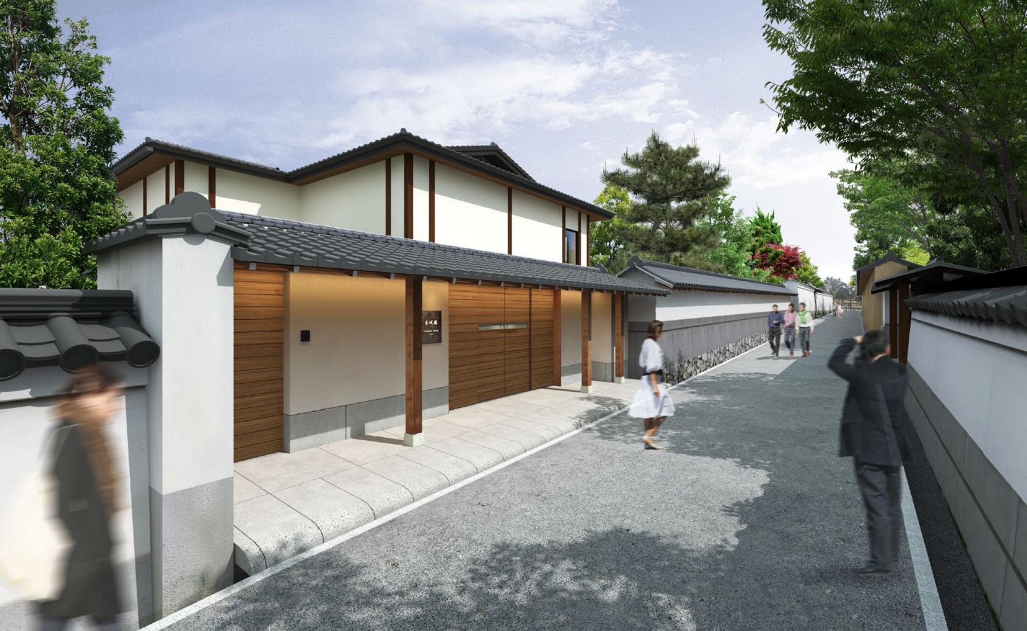 「（仮称）奈良吉城園計画」の新ホテルの外観イメージ。開業は2023年夏を予定している（出典：森トラスト株式会社）