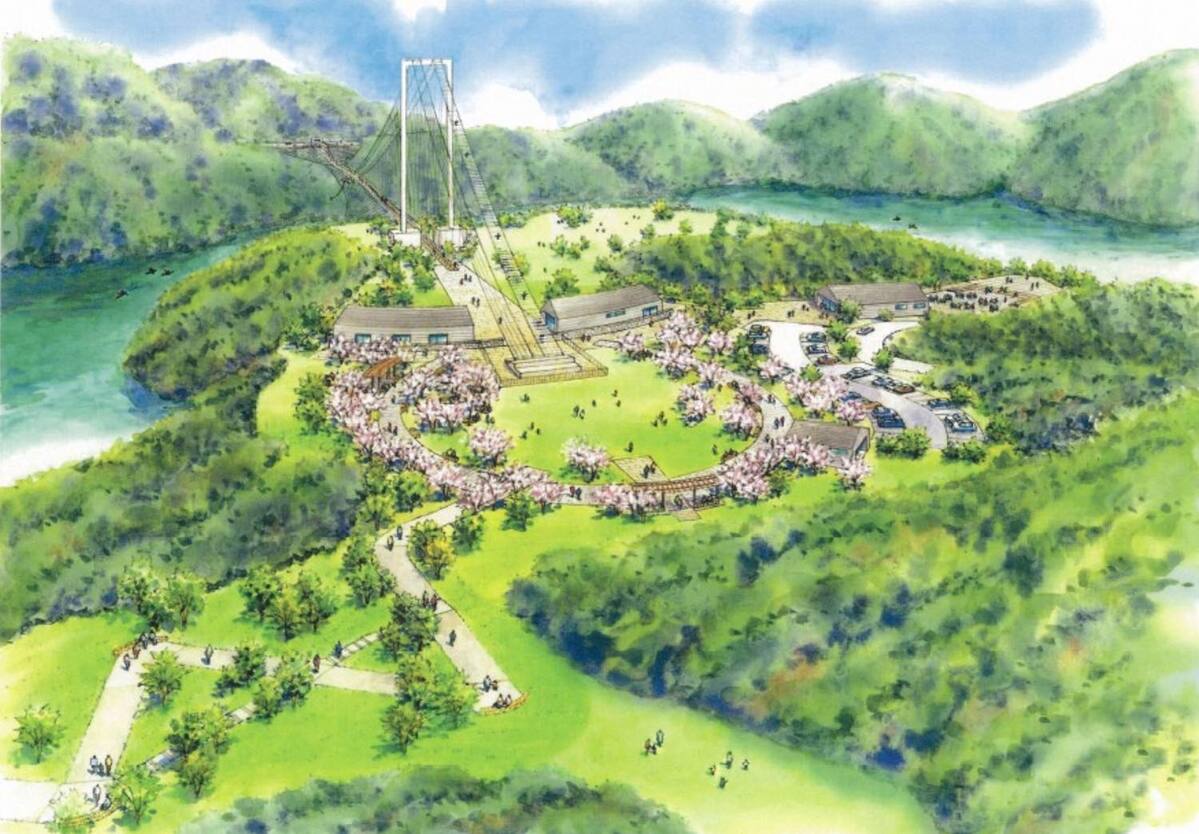 安威川ダム周辺の公園の名称は、2022年12月、市民投票の結果と関係者の意見により「ダムパークいばきた」に決定。工事は2023年度より本格的に進められる予定だ（出典：茨木市）