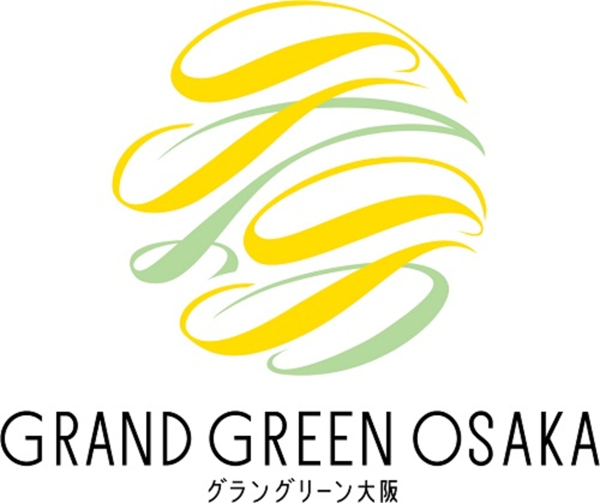 このまちから生まれる多様な息吹を表現した「グラングリーン大阪」のロゴマーク（出典：グラングリーン大阪開発事業者）