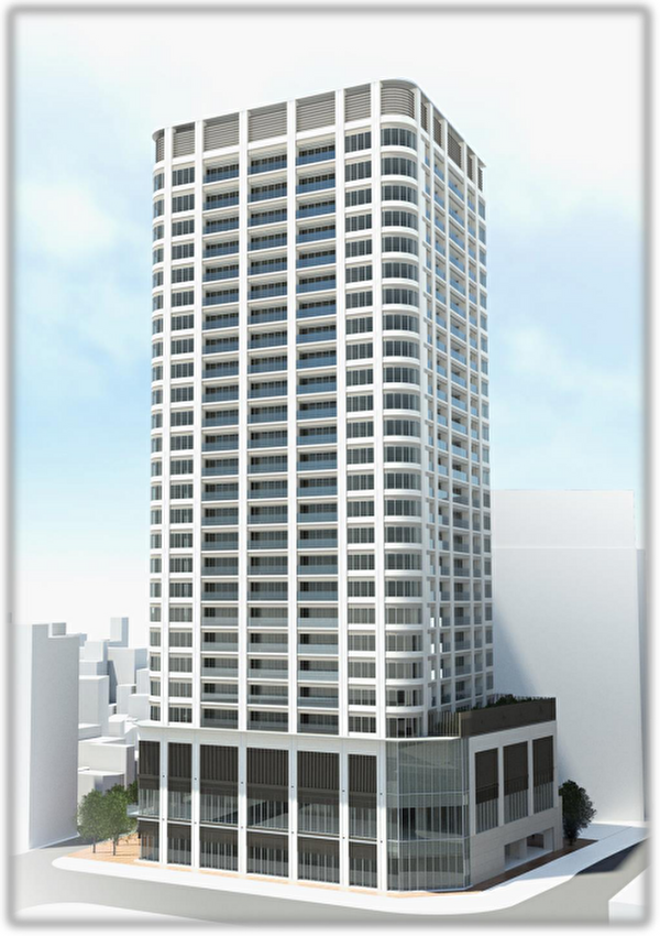 赤羽一丁目 第一地区 再開発建物の完成イメージ図