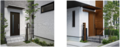狭小地の狭い玄関まわりのスペースにも設置可能なサイズ設定「シンプレオ 宅配ボックス2型」_画像