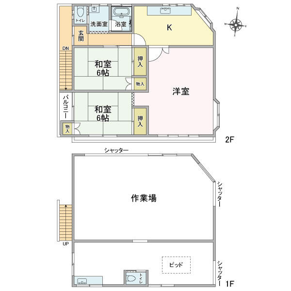 ●駅より徒歩圏  ●整形地の角地  ●店舗付き住宅（No.4187563hyd)_画像3