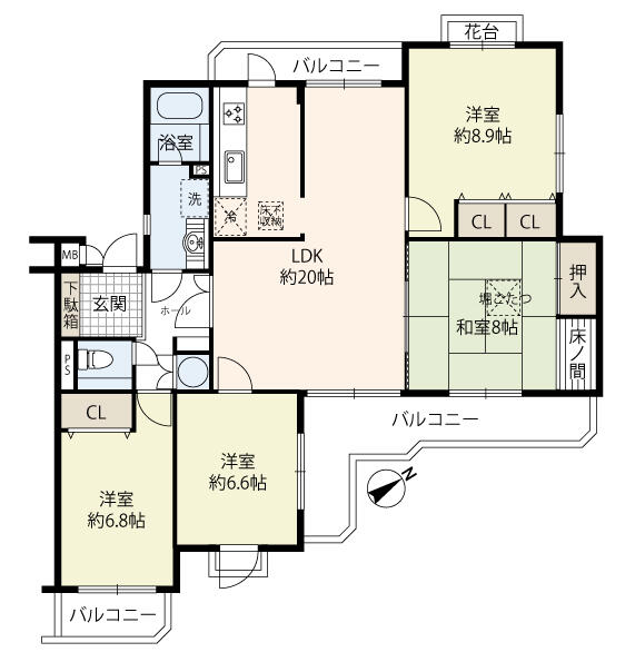 利回り11.37％●長期賃貸中●108.73平米●4LDK●（No.4289941cf0)_画像2